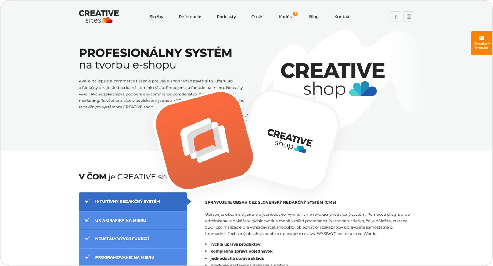 CreativeShop AI chatbot Talkees