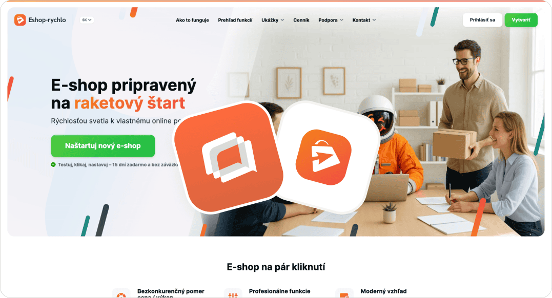 EshopRychlo AI chatbot Talkees