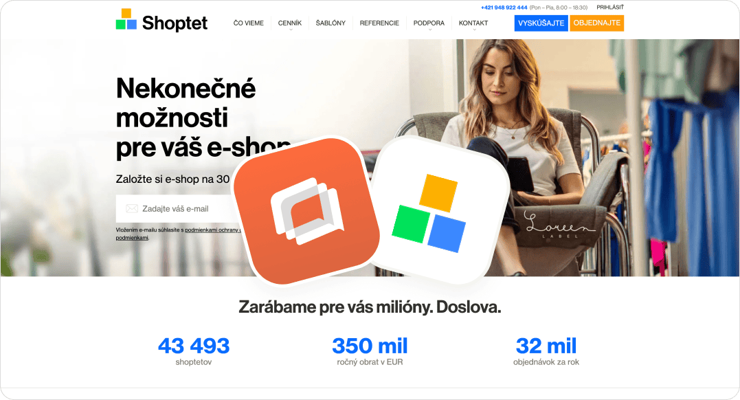 Shoptet AI chatbot Talkees