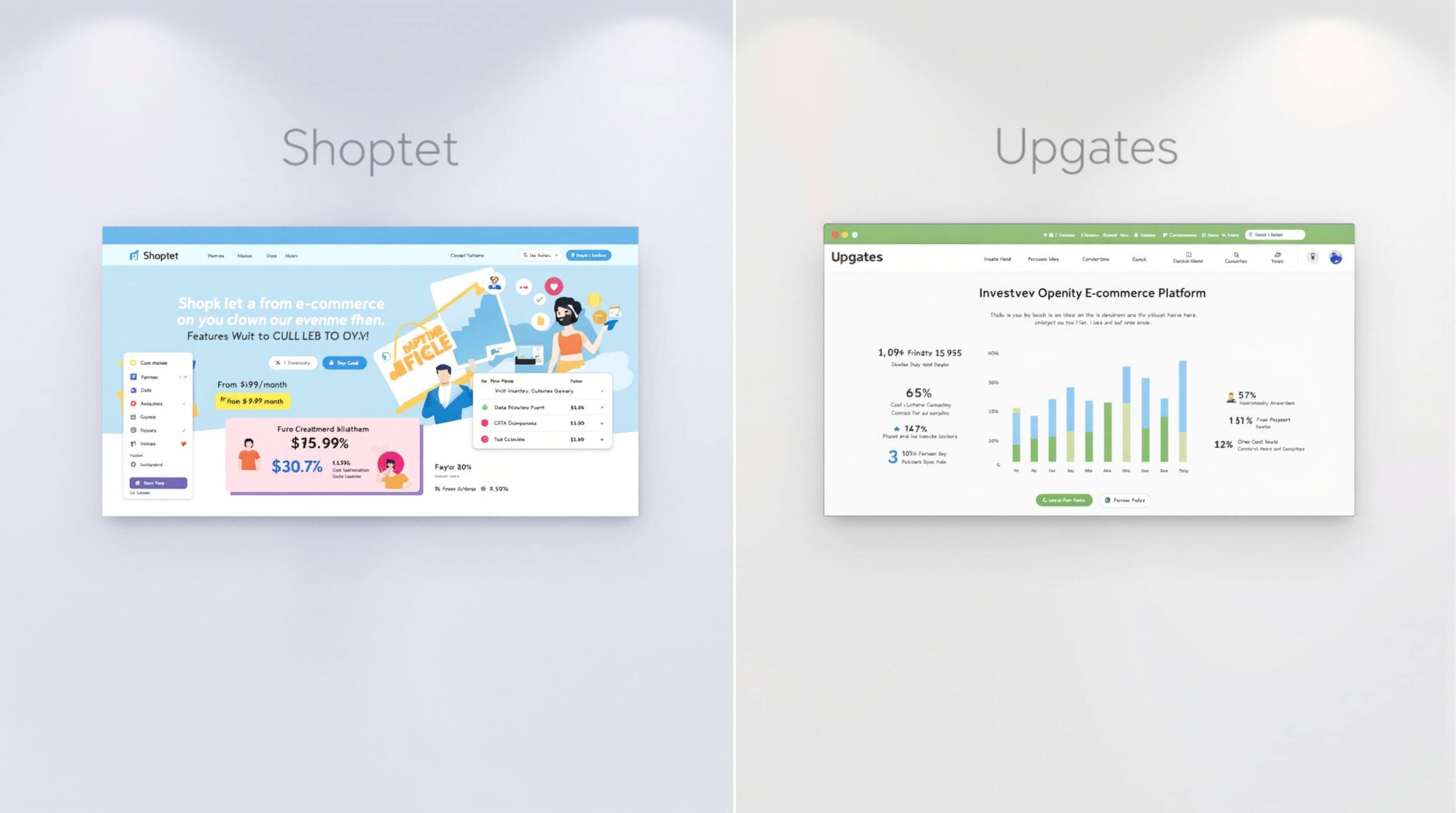 Shoptet vs Upgates porovnanie
