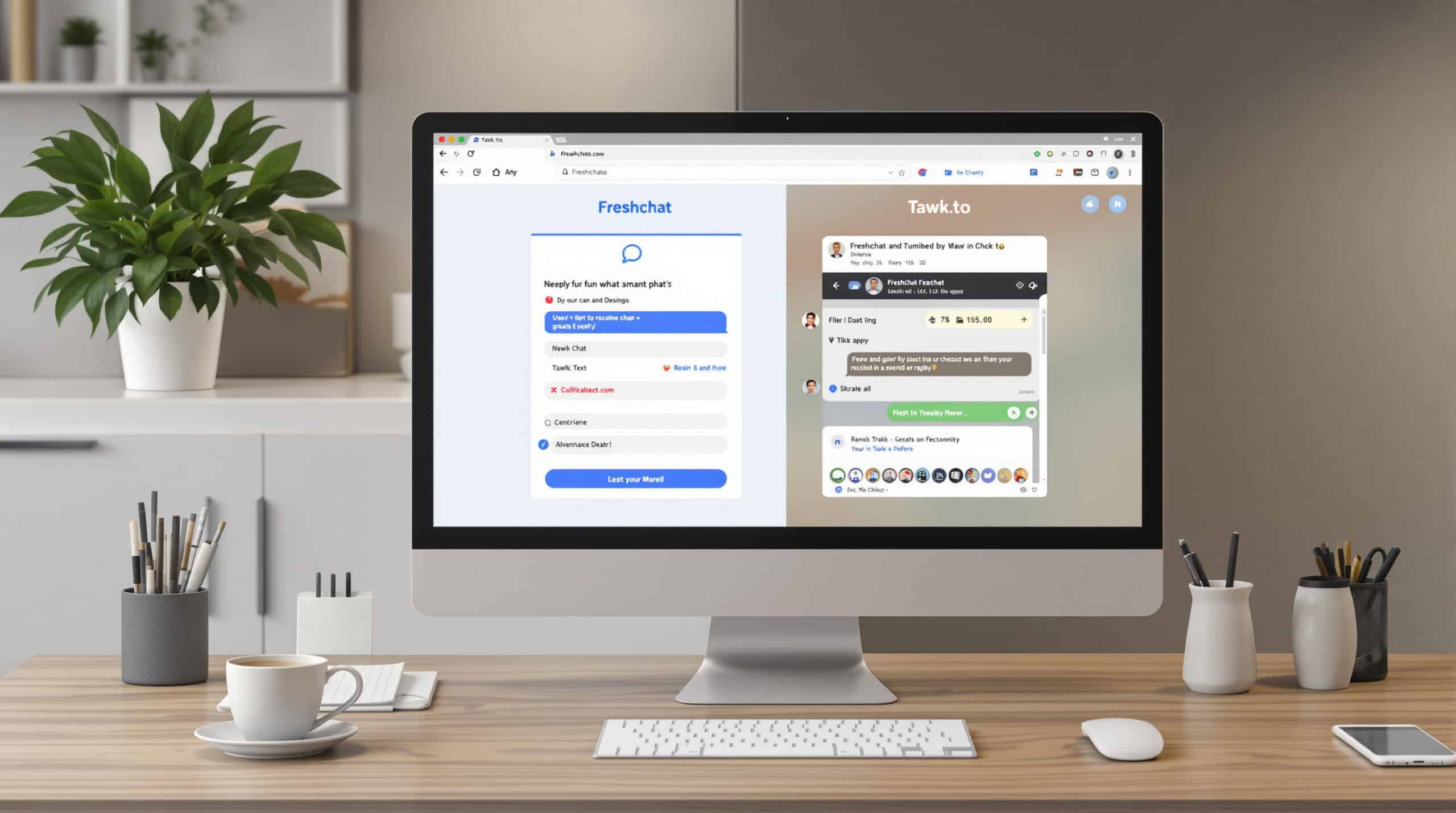 Freshchat vs Tawk.to — Freshworks-Native Chat and Bots with Freddy AI