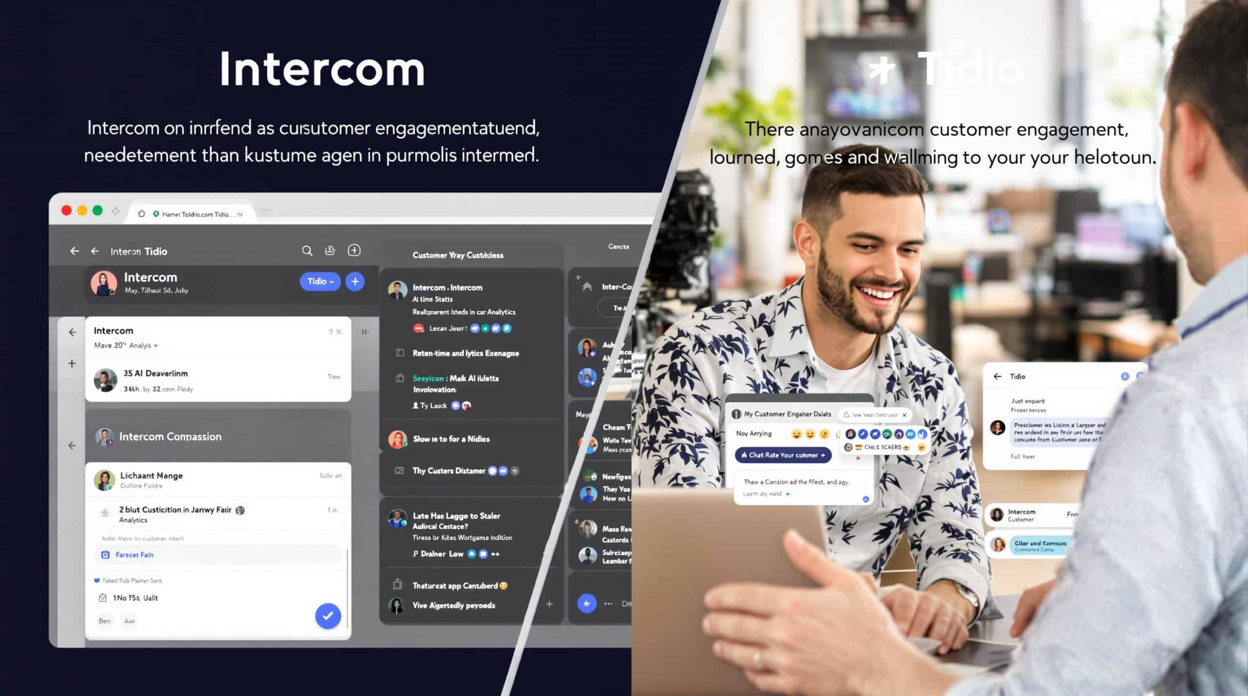 Intercom vs Tidio: Enterprise Messaging with Premium Features