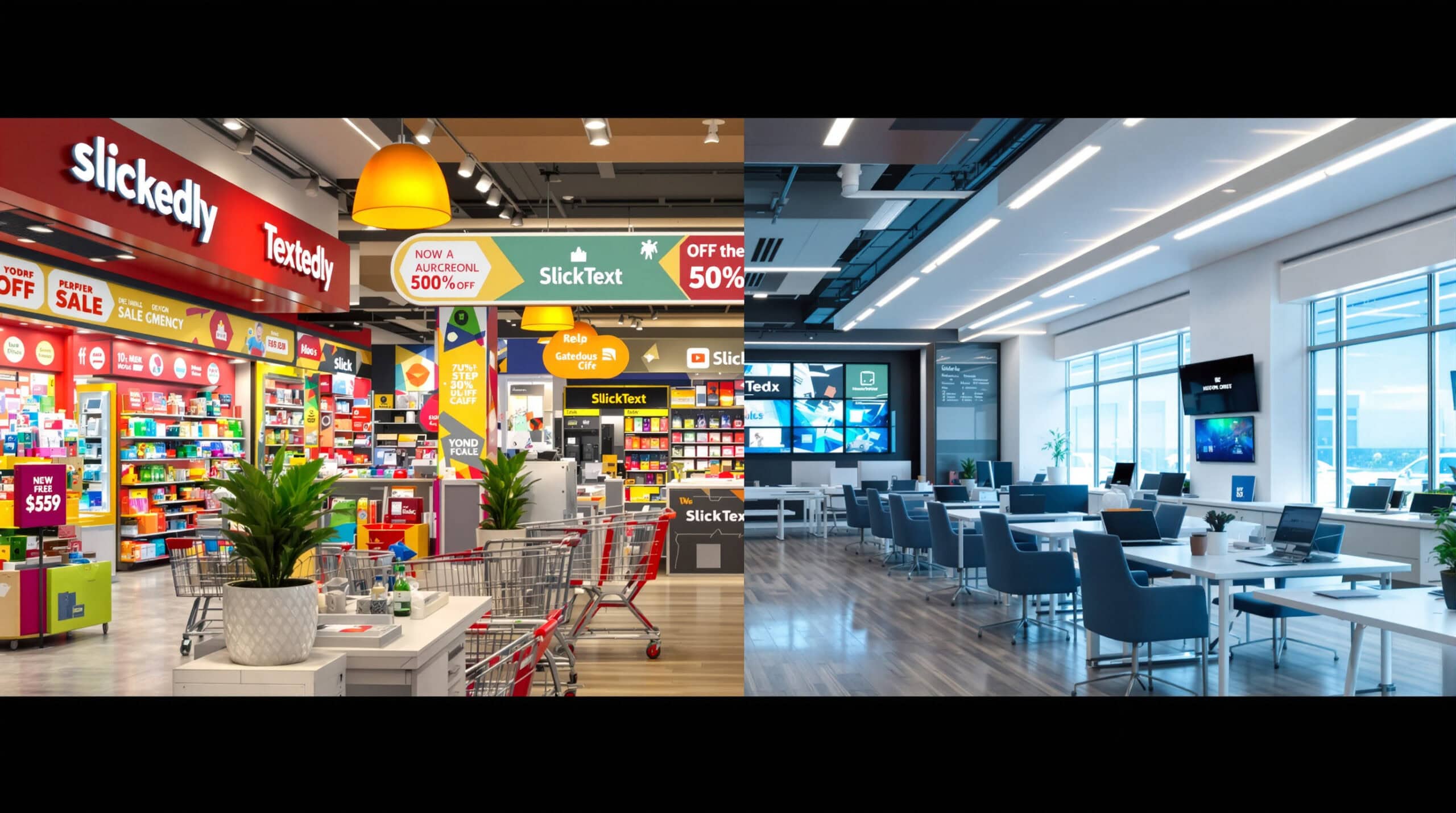 Textedly vs. SlickText: Tailored Solutions for Retail Promotions