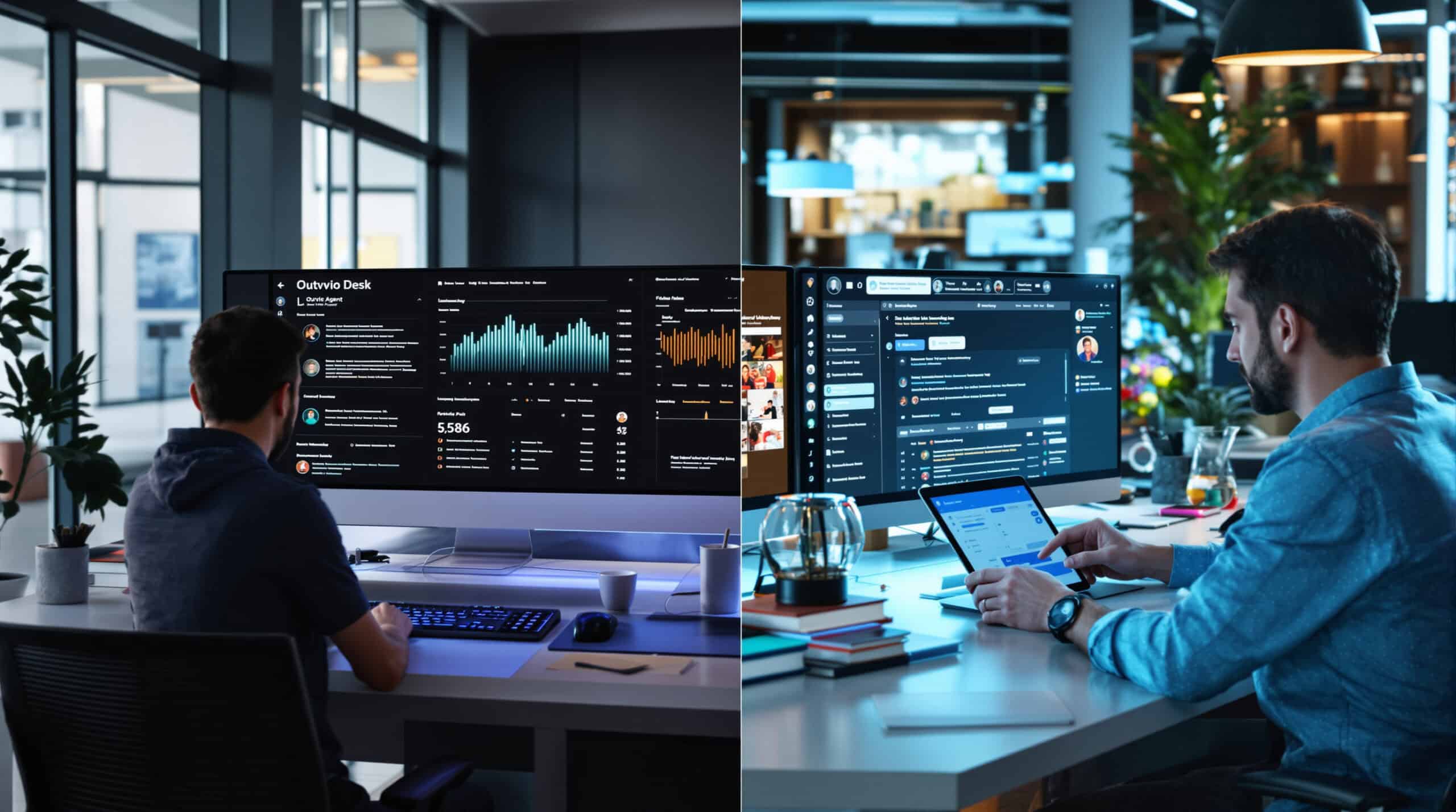 Outvio Desk vs LiveAgent: Budget All-in-One with Call Center Capabilities