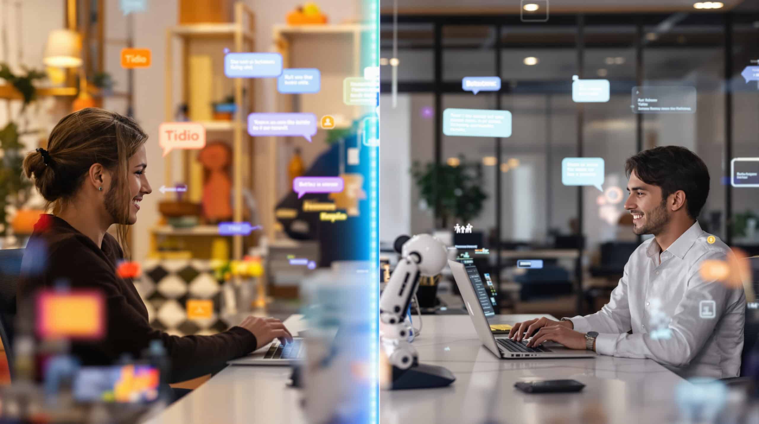 Tidio vs Botsonic: Shopify-Native Live Chat with AI Capabilities